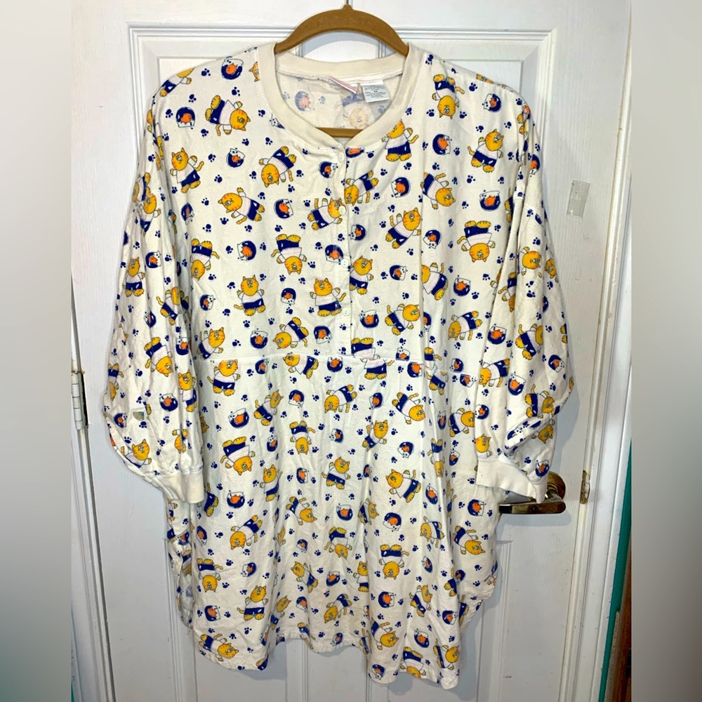 Oversized Flannel Sleepwear.                #0233